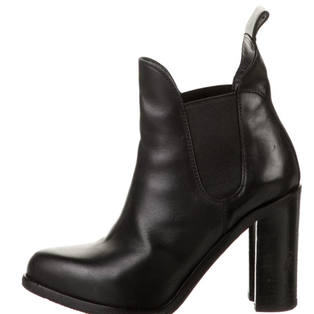 Rag & Bone Elegant Black Leather Chelsea Ankle Boots